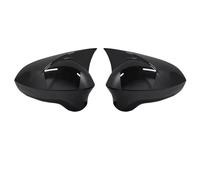 POMUHYE Tapa Espejo Retrovisor Coche Compatible con Seat para Leon para MK2 1P 2009 2010 2011 2012 Facelift para Modelo 2 Piezas Lateral Negra Adicional Tapas De Espejo Retrovisor Cubierta De Espejo