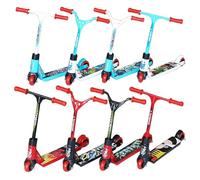 Pomurom 8 piezas m-ini Finger Scooter, Scooter para los dedos, dos ruedas, scoter, dedos movimiento juguete, adulto niños Navidad calcetín relleno regalos fiesta