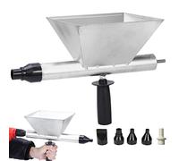 Pomurom Calafateo Cemento Eléctrica, Máquina Lechada Cemento Portátil con 4 Boquillas, Pulverizador Cemento Mortero, Herramientas Lechada Automática para Paredes Ladrillos Pisos