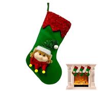 Pomurom Calcetines Navideños Grandes | De Calcetín Navideño para Caramelos - Decoraciones Navideñas | para El Árbol, La Repisa, Las Fiestas, La Chimenea, La Fiesta, Los Caramelos, Las Tarjetas