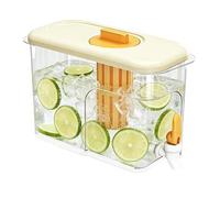 Pomurom Dispensador De Bebidas De - Recipiente Transparente Antifugas De 4 L Para Té Con Grifo,Dispensador De Bebidas Sellado Para Y Recipientes Para Zumo - Para Hogar Cocina Picnic Barbacoa