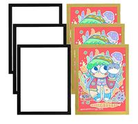 Pomurom Marco Magnético A4/A3, 2/6/10 Piezas Obras Arte para Niños, Marco Fotos para Niños con Apertura Frontal, Marco para Dibujos Niños, Arte para Niños, Marco Informativo