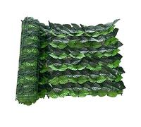 Pomurom Pantalla de Cerca de Privacidad de Hiedra Artificial, 0,5m x 1m/ Pantalla de Privacidad para Balcón, Cerca de Setos Artificiales para Decoración de Jardín al Aire Libre, Valla Seto Artificial