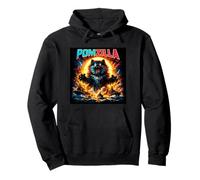 Pomzilla Pomeranian Dog Funny Boys Girls Disfraz Monster Pom Sudadera con Capucha