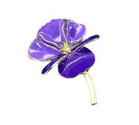 Pon De Flores Aleación Aleación Hecha A Mano: Detalles Esmalte Retro Para Atuendos Casuales Y Formales Accesorios Vestimenta Elegantes