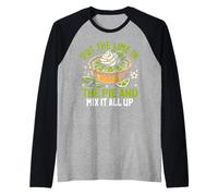 Pon la Lima en el Pastel y mézclalo Todo Pastel de Lima Camiseta Manga Raglan