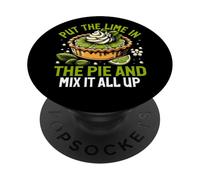 Pon la Lima en el Pastel y mézclalo Todo Pastel de Lima PopSockets PopGrip Adhesivo