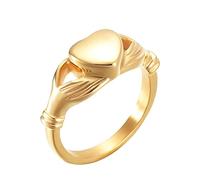 Pon mi corazón para ti cenizas de cremación abiertas anillos de los dedos de urna anillo de la mascota del corazón vintage anillo conmemorativo para mujeres joyas