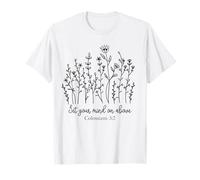 Pon tu Mente por Encima de los Hombres Cristianos Las Mujeres aman a Dios Jesús Camiseta