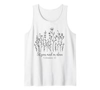 Pon tu Mente por Encima de los Hombres Cristianos Las Mujeres aman a Dios Jesús Camiseta sin Mangas