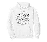 Pon tu Mente por Encima de los Hombres Cristianos Las Mujeres aman a Dios Jesús Sudadera con Capucha