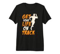 Pon tu Vida en Camino Motivación de Atletas Camiseta Premium