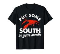 Pon un Poco de Sur en tu Boca Louisiana Mardi Gras Camiseta