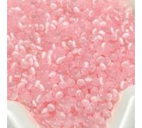 PONABEADIY 1 Caja de 1120 Cuentas de Vidrio de Ojo de Gato Rosa de 4mm con Agujeros de 1.2mm, Redondas, de Cristal, con Forma de Ojo de Gato, Piedras Preciosas, Espaciadores Sueltos Y Lisos, para Hac