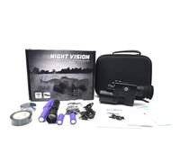 Ponbos HD 4X Zoom Digital monoculares telescopio Completamente Oscuro 300M visión Nocturna infrarroja for grabación de vídeo para Pesca Nocturna