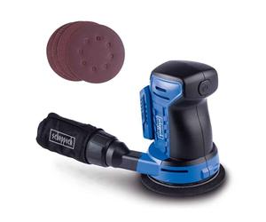 Ponceuse exentrique - SCHEPPACH - 20V IXES - 125 mm - Oscillation 2mm - Accroche velcro - sans batterie ni chargeur - C-OBS125-X