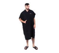 Poncho 24MX Microfibra NegroTalla única Negro