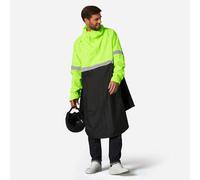 Poncho 560 Negro Amarillo Fluorescente Visibilidad Diurna/Nocturna Impermeable XL/2XL