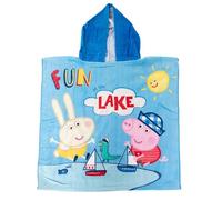 Poncho avec capuche Peppa Pig et Georges