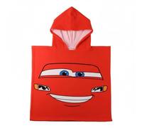 Poncho Cars Niño y Niña - Poncho Infantil Cars con Capucha y Secado Rápido, Toalla Poncho Niños, Playa, Piscina y Verano, Baño Infantil Ligero y Absorbente