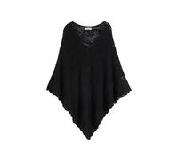 Poncho con aspecto de ganchillo 0