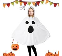Poncho De Fantasma Infantil Capa con Capucha Accesorio de Disfraces