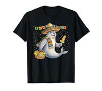 Poncho de Foca Mexicana, Fiesta del Cinco de Mayo, Sombrero, Meme Camiseta