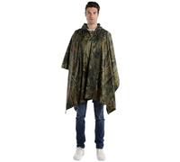 Poncho de Lluvia Impermeable,3 en 1 Multifuncional Chubasquero Transpirable Toldo Manta Estera de Camping para Aire Libre Picnic Trekking Camping Senderismo Campamentos Caza Eventos