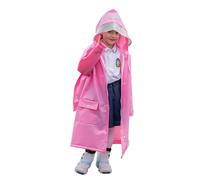 Poncho de lluvia para niños y niñas, impermeable, transpirable, 100% impermeable, portátil, plegable, bolsa de almacenamiento, chubasquero, c, 9-10 años