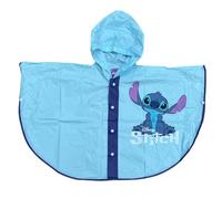 Poncho de lluvia Stitch Disney impermeable para niños poncho con capucha y cierre de botones