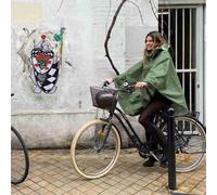 Poncho de lluvia unisex para adultos Le Temps des Grenouilles ( Cabo Verde / S-M )