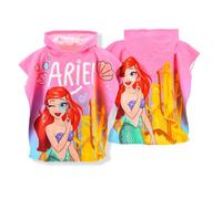 Poncho de playa con capucha infantil de Ariel - Toalla de playa y piscina de , microfibra prémium, 50x115 cm, secado rápido, rosa