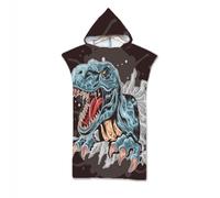 Poncho De Surf Capucha Estampado Animales Dibujos Animados Toalla De Playa