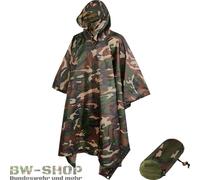 PONCHO EJÉRCITO ALEMÁN PONCHO DE LLUVIA EE. UU. RIPSTOP EJÉRCITO BW...