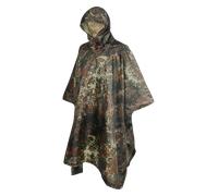 Bw Poncho Lluvia Camuflaje Ripstop Ejército Protección Humedad contra la