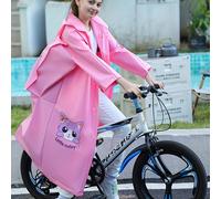 Poncho impermeable de EVA con capucha para niñas/niños con para mochila para al , esenciales de otoño