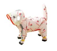 Poncho Impermeable for Perros pequeños for Todo Clima: Ropa Impermeable for Mascotas de Cuatro Patas for Osos de Peluche y más Mascotas(Ollie Powder,S (Weight 2-3.5 kg))