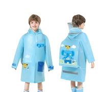 Poncho Impermeable Grueso con Botones Color Liso para Ni?os Ni?as Primavera Verano Oto?o