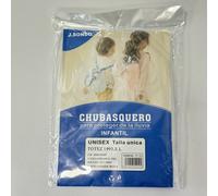 Poncho Impermeable INFANTIL con Capucha Chubasquero Unisex para Lluvia Viaje y Exterior