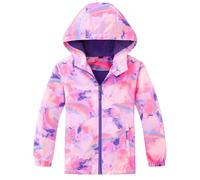 Poncho Impermeable NiñO 10 AñOs,Chaqueta Cortavientos Con Forro Polar Para NiñOs Ideal Para Actividades Al Aire Libre Impermeable Softshell CáLido Para Todas Las Estaciones Para NiñAs Y NiñOs