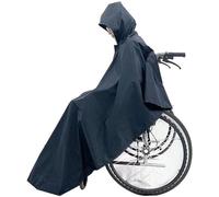 Poncho impermeable para silla de ruedas, funda protectora con capucha, diseño resistente al viento, tiras reflectantes para protección contra la lluvia en sillas de ruedas y scooters de movilidad