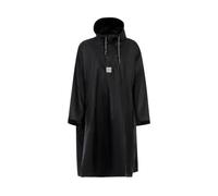 Poncho impermeable Protest Laugh rain (True Black) mujer