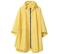 Poncho Impermeable Reutilizable Adulto Unisex Chubasquero Capa de Lluvia Nieve Amarillo