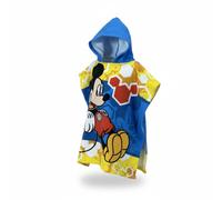 Poncho Infantil de Playa para Niño,Toalla Infantil Toalla de Baño con Capucha Diseños de Mouse,50x100cm,100% Poliéster, Licencia Oficial para Niños de 2 a 8 años
