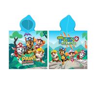 Poncho Infantil de Playa para Niño y Niña,Toalla Infantil Toalla de Baño con Capucha Diseños de Paw Patrol 50 x 100 cm,Licencia Oficial para Niñas Niños de 2 a 8 años