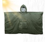 Poncho Manta De Camping | Equipo de Supervivencia para Clima Frío - Manta Poncho para Camping en Exteriores | para Excursionismo Senderismo Montañismo Adultos Adolescentes Entusiastas del Deporte