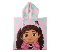 Poncho microfibra infantil Gabby´S Dollhouse para playa y piscina - Poncho microfibra niño niña