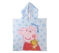 Poncho microfibra infantil Peppa Pig para playa y piscina - Poncho microfibra niño niña con capucha y secado rápido