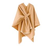 Poncho para mujer, invierno, cálido, elegante, manta, poncho, capa de punto, bufanda de invierno, bufanda de color sólido, cárdigan de moda, versátil, ligero, suave, resistente al viento, bufanda