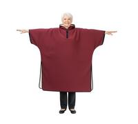 Poncho para silla de ruedas con capucha, capa cálida de invierno para silla de ruedas para ancianos y pacientes discapacitados, diseño de cremallera fácil de poner y quitar, manta resistente al viento